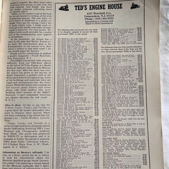 Model Railroader Magazine Back Issue u June 1976 Vol 43 No 6  u Largest Home Lay - Picture 5 of 8